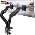 Monitorhalterung für 2 Monitore 13-32 Zoll, 360° drehbar, VESA 75/100