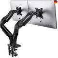 Monitorhalterung 2 Monitore VESA 75 100 360 Drehbar