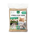 Best for Home - Streu für Haustiere | katzenstreu 100% natürliche Bio-Katzenstreu | Tierstreu - Einstreu Kaninchen | Holzstreu | Katzenstreu Geruchsneutralisierend | Absorbierend & Praktisch