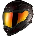 Nexx X.WST3 Carbon Lava, Integralhelm - Carbon/Dunkelrot - M
