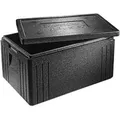 thermohauser Thermobox Eco Line schwarz, 45 Liter, Kunststoff EPP, GN 1/1, 60 x 40 x 30,5 cm