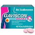 GAVISCON® Dual Kautabletten mit Zweifachwirkung gegen Sodbrennen · 48 St · PZN 1
