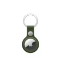 Apple AirTag Schlüsselanhänger aus Feingewebe (moosgrün)