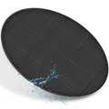 tillvex® Whirlpool Unterlage rund 196cm | Bodenmatte Poolunterlage Matte für Outdoor Whirlpools | Thermo Bodenschutzmatte Pool Untergrund | Bodenschutz Bodenplatte schützt & isoliert (Schwarz)