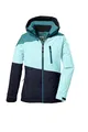 killtec Mädchen Skijacke/Funktionsjacke mit Kapuze und Schneefang KSW 331 GRLS SKI JCKT, mint, 128, 42091-000