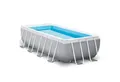 Intex Framepool Set "Prism Quadra II" 400 x 200 x 100 cm, Inkl. Kartuschenfilteranlage, pulverbeschichtete Metall-Seitenstützen