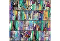 zaunzu Sichtschutzstreifen Streetart bedruckter Sichtschutz 2,5m x 2,0m, (1 Rolle, Motivdruck Sichtschutzstreifen), Beidseitiger Druck für Doppelstabgitter