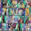 Bedruckter Sichtschutz STREETART für Zäune Doppelstabmatten Zaundruck