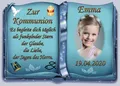 Tortenaufleger Fototorte Tortenbild zur Kommunion Buchform DIN A4 K31