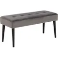 Ac Design Furniture - Glory Sitzbank Velours Grau.