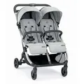 Cam il Mondo del Bambino S.p.A. Geschwister-Buggy, Grau, Kunststoff, 310x615x750 cm, Baby on Tour, Kinderwagen, Kombikinderwagen