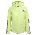 adidas Damen Coach Jacke Winterjacke Cross Country Skijacke Gr.38, gelb-blau