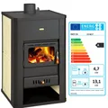 Wasserführender Kaminofen Holzofen Prity S3W17 4.7 + 13.1 kw EEK-A