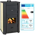 Wasserführender Kaminofen Holzofen Prity WD W29 D - 22.1+9.4 kw EEK- A