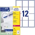 Zweckform Adressetiketten L7164-100, weiß, 63,5 x 72mm, auf A4, 1200 Stück