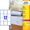 AVERY Zweckform Adress-Etiketten, 63,5 x 72,0 mm, weiá