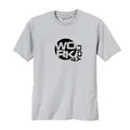 Scheibler Workwear – Herren T-Shirt mit Aufdruck Work 4 You – Basic Tee Shirt aus 100% Baumwolle – verfügbar in den Größen S-XXXL (Grau-meliert)