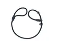 Hunter Hundeleine Freestyle mit Halsung 1,7 m x 1 cm schwarz