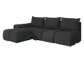 Mirjan24 Ecksofa Bukirt mit Bettkasten, 3 Sitzer L-Form Sofa mit Schlaffunktion, Eckcouch für Wohnzimmer, Couch mit Bettfunktion (Velo 636, Seite: Links)