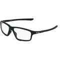 Oakley OX8076 Herren-Brille inkl. Gläser Vollrand Eckig Kunststoff-Gestell 56mm/16mm/138mm, schwarz