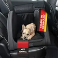 DOXAFER® Hunde-Autositz mit Isofix - kleine bis mittlere Hunde, Außen Kunstleder und innen Cordura