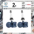 2x ORIGINAL® Bosch Radsensor, Reifendruck-Kontrollsystem für VW PASSAT B8
