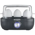 Severin EK 3166 Eierkocher BPA-frei, mit Messbecher, mit Eierstecher Schwarz