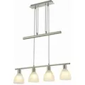 Lampenwelt - Pendelleuchte 'simeon' Aus Glas Für Wohnzimmer & Esszimmer Von Lindby