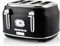 Westinghouse WKTT809RD/BK/WH Toaster, Kunststoffgehäuse, Stoppfunktion, Auftaufunktion, Brötchenrost