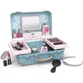 Smoby - mein Schönheitswaschtisch - Kind Schönheitskoffer - Frisur + Nagel + Make-up - 13 Zubehör