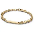 Pandora Perlenarmband Pandora Armband Engravable Bar Link 569523C00-18 goldfarben