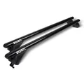 Owen 3.0 Dachträger Universal 120cm Schwarz I Bündige Schiene, geschlossene Reling I Relingträger 120cm aus Alu bis 90kg Universal