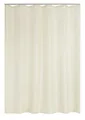 RIDDER Duschvorhang Textil Uni beige 180x200 cm