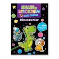 Dinosaurier Malbuch mit 120 Stickern, Malen nach Zahlen, Kinderbuch