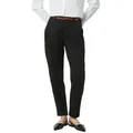 comma Chinohose mit Gürtel und Stretch schwarz 46