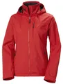 Helly Hansen Women's W Crew Hooded Jacket 2.0, Red, L