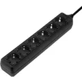 Hama Steckdosenleiste 6-Fach Schwarz 1,4 m