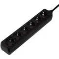Hama - 00047759 Steckdosenleiste 6fach Schwarz Schutzkontakt 1 St.