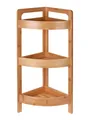 Bambus Badezimmer Regal - 61 cm - Eckregal Holz Standregal Bad Regal Holzregal