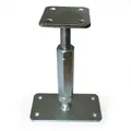 Gartenpirat Pfostenträger P-Pfostenträger höhenverstellbar 160-220 mm Stützenfuß Stahl verzinkt, (1-St)