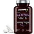 ESSENSEY - Magnesium + Zink + Vitamin B6 Komplex I 120 Kapseln I Hochwertige Qualität I Für Vegetarier I 60 Tagesdosen I Leicht zu schlucken