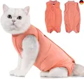 Avont Katzenbody nach OP Erholungsanzug Kleidung Modal Recovery Kastration Spay