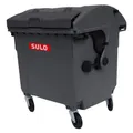 SULO Mini-Müllcontainer 1100L Runddeckel Grau RAL7021