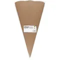 folia Kraftkarton-Schultüten-Zuschnitt, 6-eckig, naturbraun