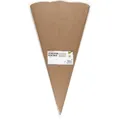 folia Kraftkarton-Schultüten-Zuschnitt, 6-eckig, naturbraun