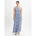 SWING A-Linien-Kleid bunt|lila 44