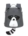 LÄSSIG Kleiner Kinderrucksack für Kita Kindertasche Krippenrucksack mit Brustgurt, 20 x 9.5 x 24 cm, 3,5 L/Tiny Backpack Waschbär