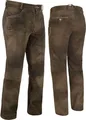 Trachten Herren Lederhose Tassilo 253-H Lange Hose Ziegenvelour , Größe:50/M