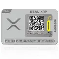 Ballet Real XRP - Die einfachste Cold Storage Karte für Kryptowährungen, Hardware Wallet mit Unterstützung für mehrere Kryptowährungen (1 Stück)