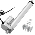 VEVOR 12-V-Linearantrieb, 250 mm Linearmotor mit 15 mm/s, 1000 N Linear Actuator mit IP54-Schutz & Montagehalterung, Lineartechnik-Aktuatoren für Hubschreibtische, Liegestühle, Fenstertüröffner